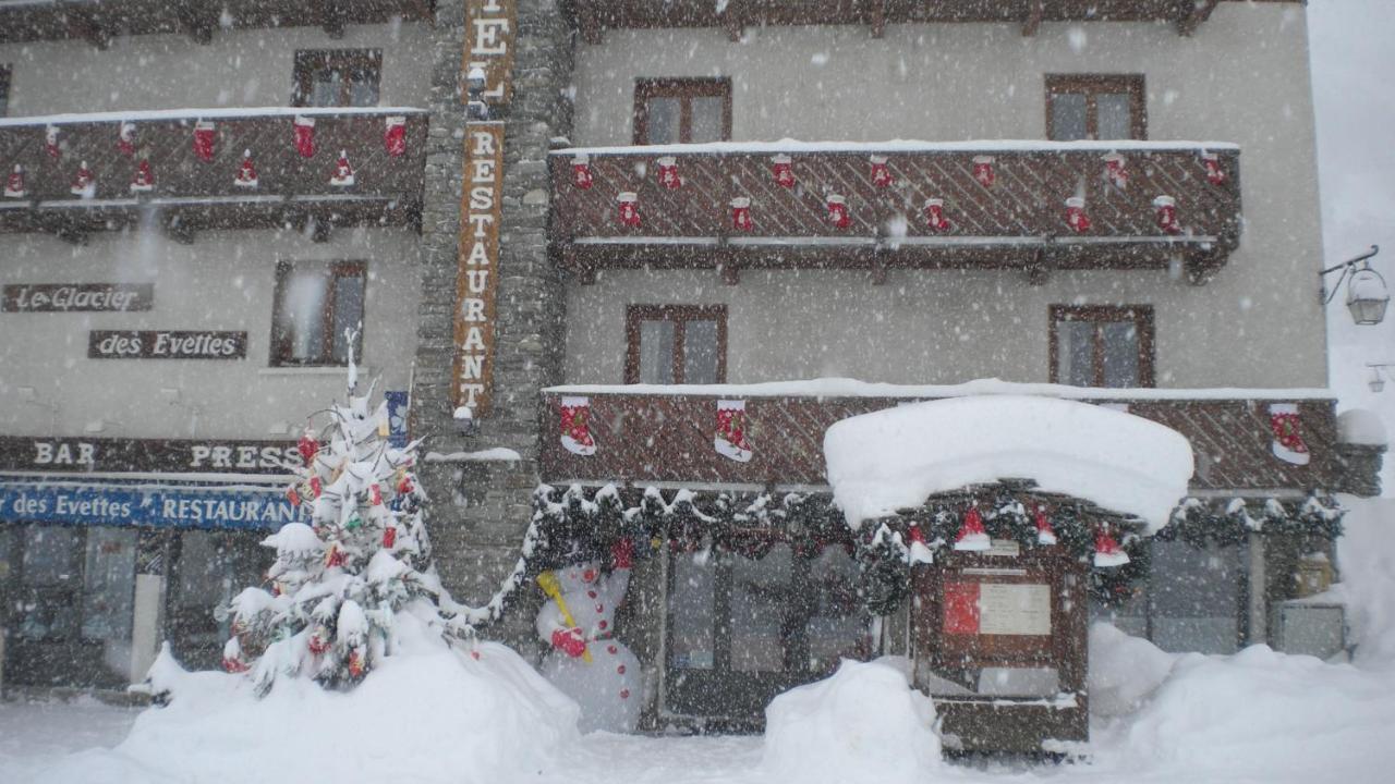 Hotel Du Glacier Des Evettes ボヌヴァル・シュル・アルク エクステリア 写真